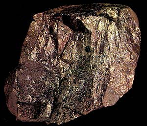 italic Brutal alien Nikeline (arsenate of nickel Ni, arsenic, As), Pentlandite - a  brownish-yellow mineral consisting of an iron and nickel sulphide in cubic  crystalline form the principal ore of nickel. Formula: (Fe,Ni)S :: Sulphide  ::
